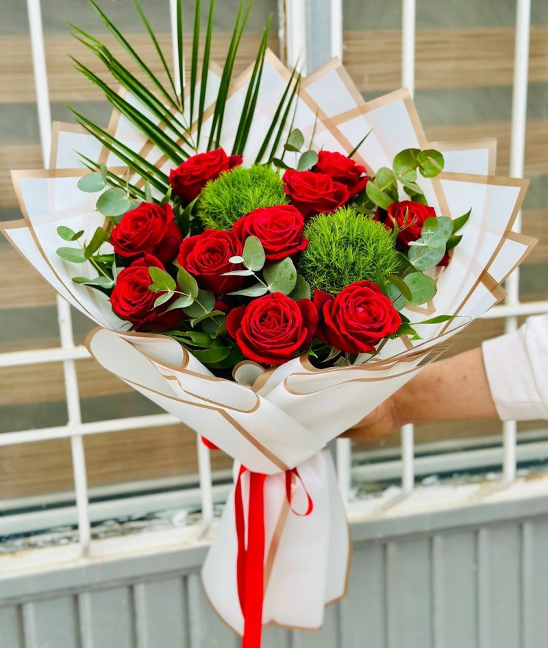 10 GÜL PREMİUM BUKET